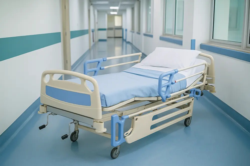 بررسی ساختار و طراحی تخت بیمارستانی دو شکن