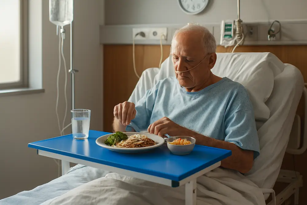 قابلیت تنظیم ارتفاع و کاربرد آن در میز غذای بیمار