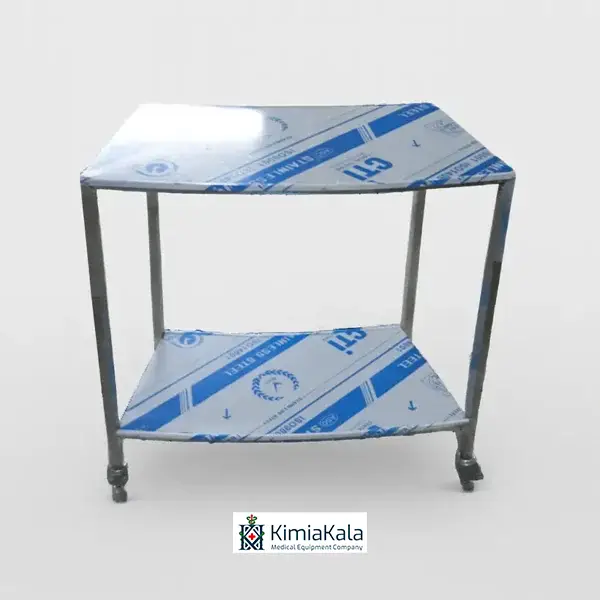 میز منحنی استیل