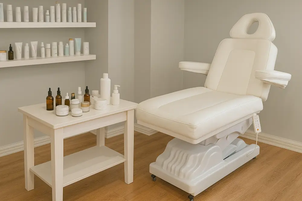 کاربردهای تخت دو موتوره دسته اتومات پوست و مو در مراکز زیبایی