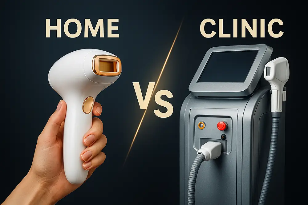 تفاوت دستگاه لیزر خانگی و کلینیکی چیست ؟